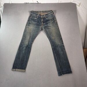Syoaiya x Blue In Green Japan Jeans Selvedge Whiskers Distressed Fits 28x30